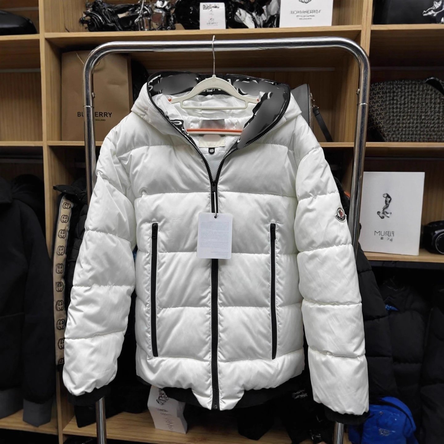 Moncer hooded down jacket