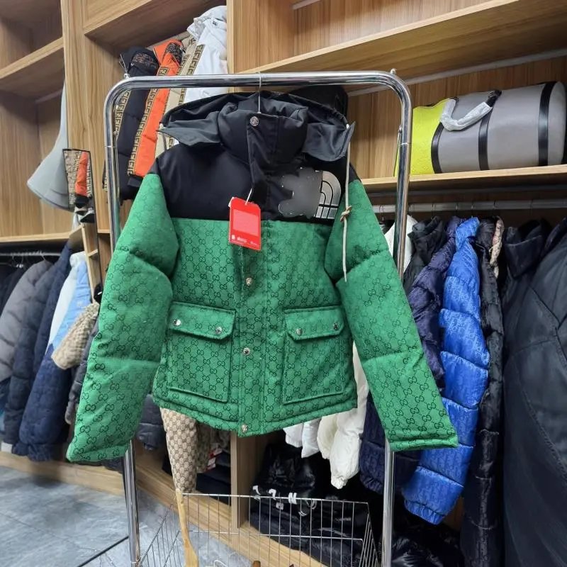 The North Face hooded down jacket