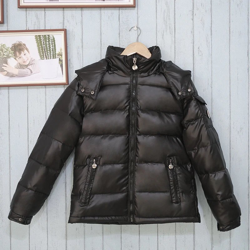 M* Hooded down jacket