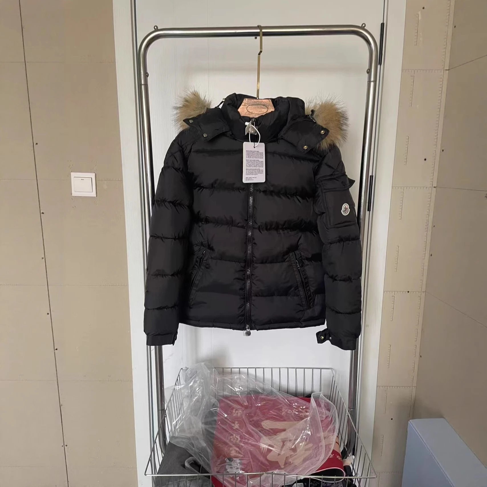 Moncer hooded down jacket