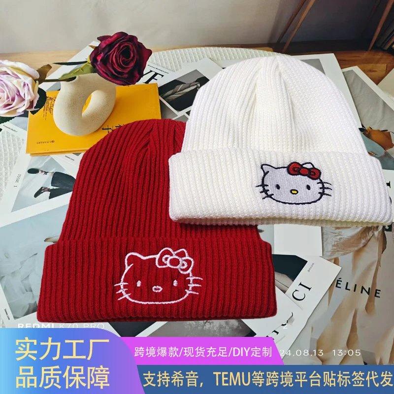 Cute embroidered beanie
